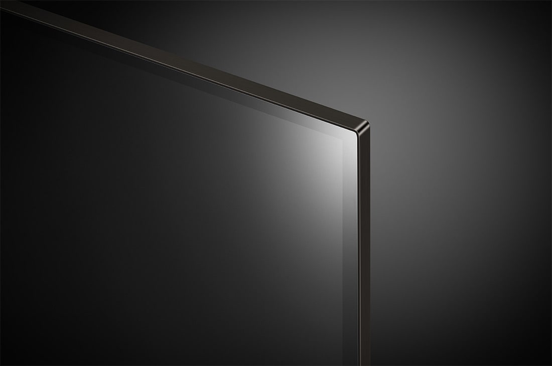 LG 42-palcový LG OLED evo AI C4 4K Smart TV OLED42C4, Detailný záber televízora LG OLED evo TV, OLED C4 so zobrazením horného okraja, OLED42C45LA, thumbnail 11