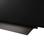 LG 55-palcový LG OLED evo AI C4 4K Smart TV OLED55C4, Detailný záber televízora LG OLED evo TV, OLED C4 od základne, OLED55C44LA, thumbnail 14