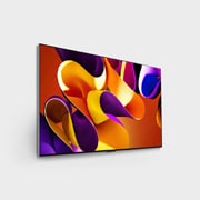 LG 77-palcový LG OLED evo AI G4 4K Smart TV OLED77G4, Pravý bočný pohľad na LG OLED TV evo TV, OLED G4 na stene, OLED77G45LW, thumbnail 5