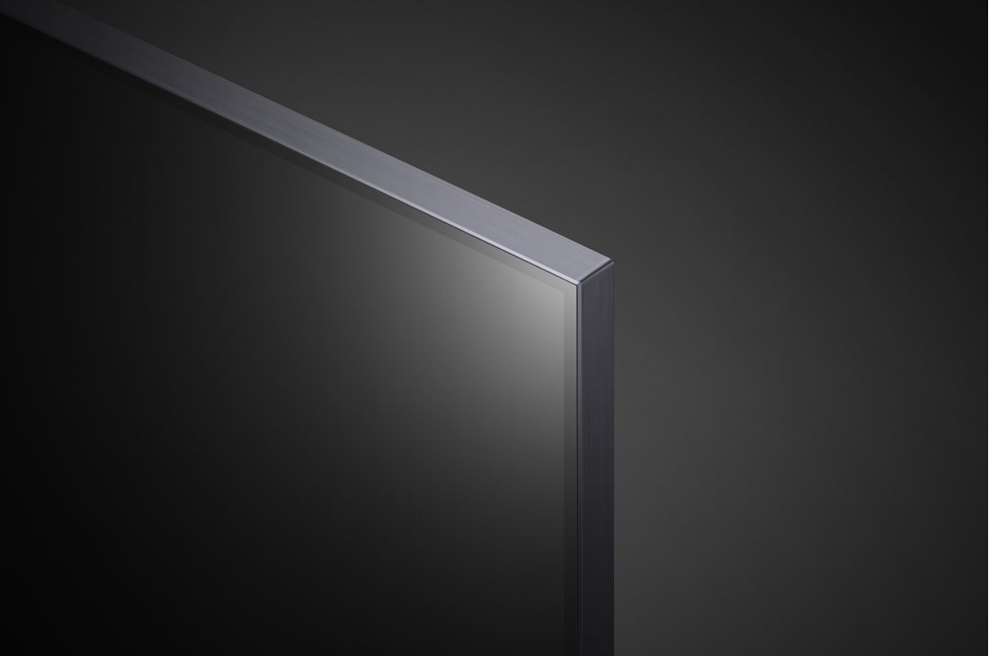 LG 65'' LG QNED TV, webOS Smart TV, pohľad zblízka na panel, 65QNED963QA, thumbnail 6