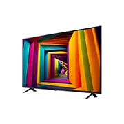 LG 50-palcový LG UHD AI UT90 4K Smart TV 2024, Mierne naklonený ľavý bočný pohľad na LG UHD TV, UT91, 50UT91006LA, thumbnail 3