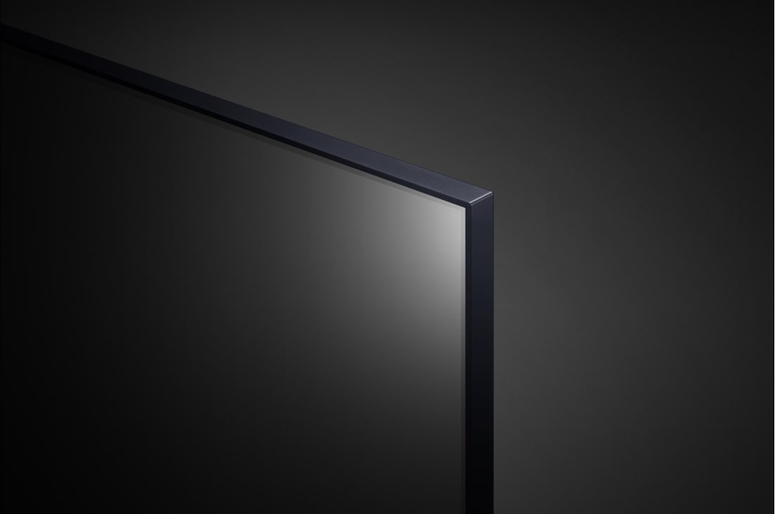 LG 43-palcový LG UHD AI UT81 Smart TV 2024, Detailný záber horného okraja LG UHD TV, UT81, 43UT81006LA, thumbnail 6
