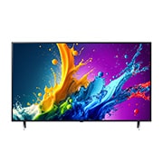 LG 43-palcový LG QNED QNED80 4K Smart TV 2024, Pohľad spredu na LG QNED TV, QNED80, 43QNED776RB, thumbnail 2