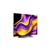 LG 48 palcový LG OLED evo AI G5 4K Smart TV 2025, Ľavý bočný pohľad na televízor LG OLED evo AI G5 4K Smart TV., OLED48G56LS, thumbnail 2