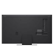 LG 55 palcový LG QNED evo AI QNED85 4K Smart TV 2025, Pohľad spredu a z boku na televízor LG QNED evo AI QNED85 4K Smart TV, kde sa zobrazujú jeho dĺžka, šírka, výška a hĺbka., 55QNED86A6A, thumbnail 4