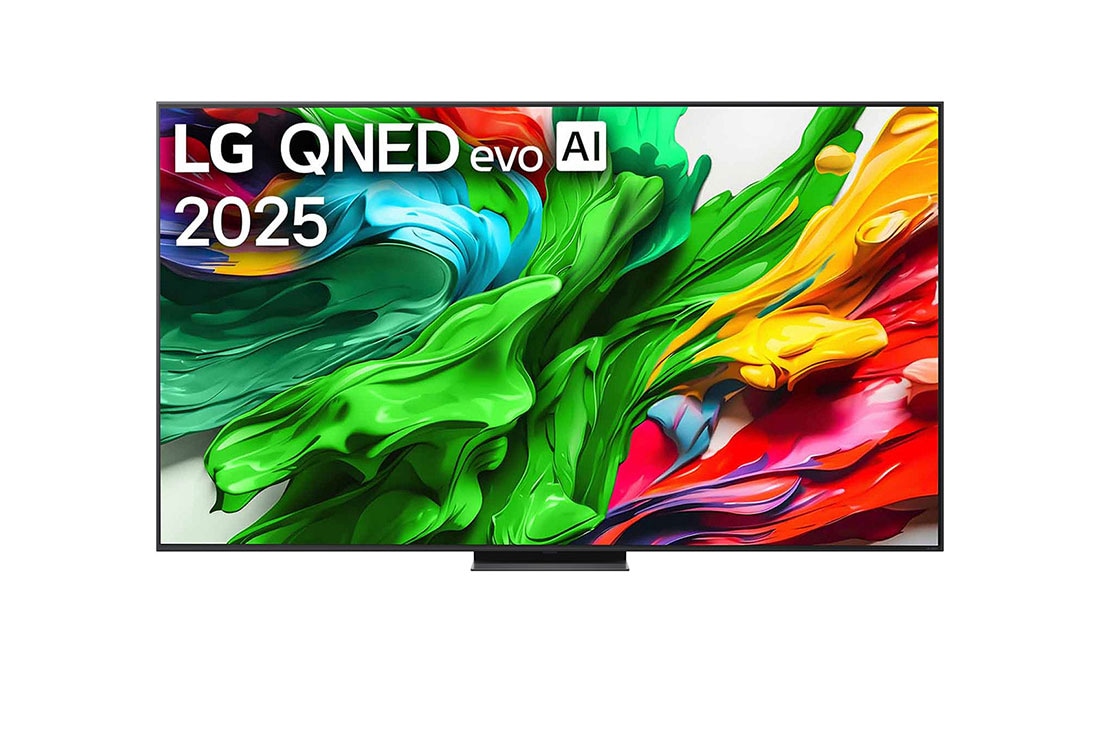 LG 86 -palcový LG QNED evo AI QNED85 4K Smart TV 2025, Pohľad zozadu na LG QNED evo QNED85 TV, 86QNED86A6A