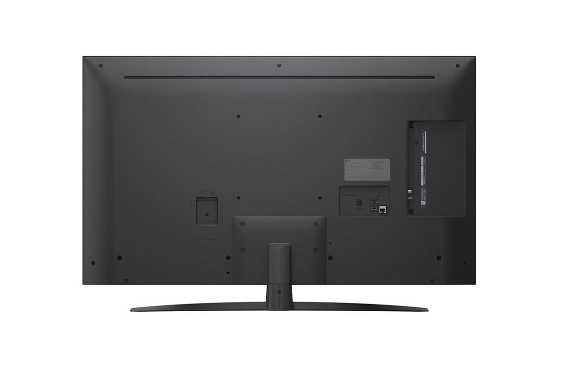 LG 43 palcový televízor LG NanoCell AI NANO81 4K Smart TV 2025, Pohľad zozadu na LG NanoCell NANO80 TV., 43NANO81A6A, thumbnail 2