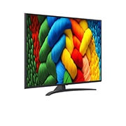 LG 86 -palcový televízor LG NanoCell AI NANO81 4K Smart TV 2025,  Pohľad zozadu na LG NanoCell NANO80 TV., 86NANO81A6A, thumbnail 2