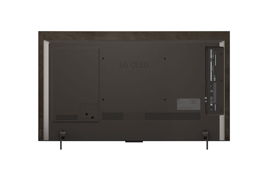 LG 42 palcový televízor LG OLED evo AI C5 4K Smart TV 2025, Zadný pohľad na televízor LG OLED evo AI C5 4K Smart TV., OLED42C5ELB, thumbnail 2