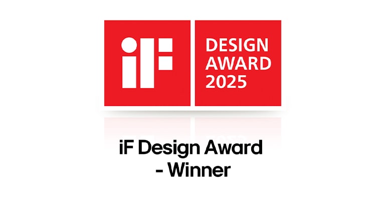 Logo iF Design Award 2025 Víťaz ocenenia za dizajn.
