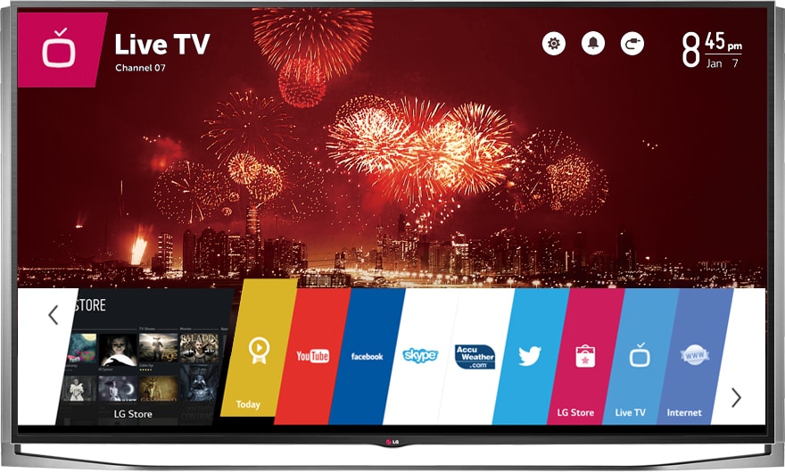 Spúšťač - LG Smart TV webOS