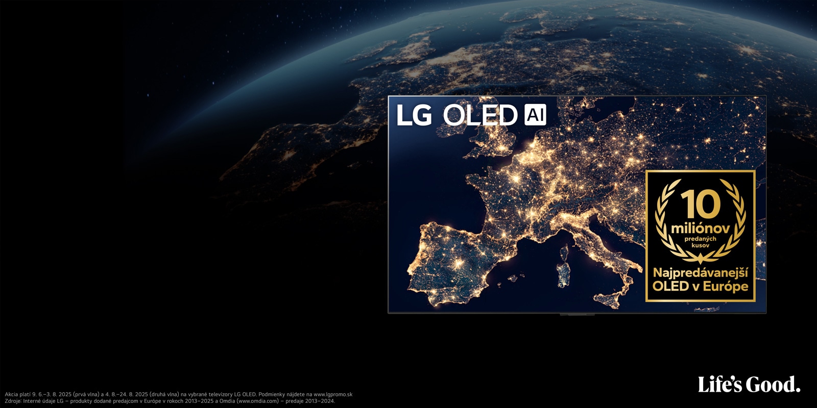 Až 2 000 € späť pri kúpe nového televízora LG!