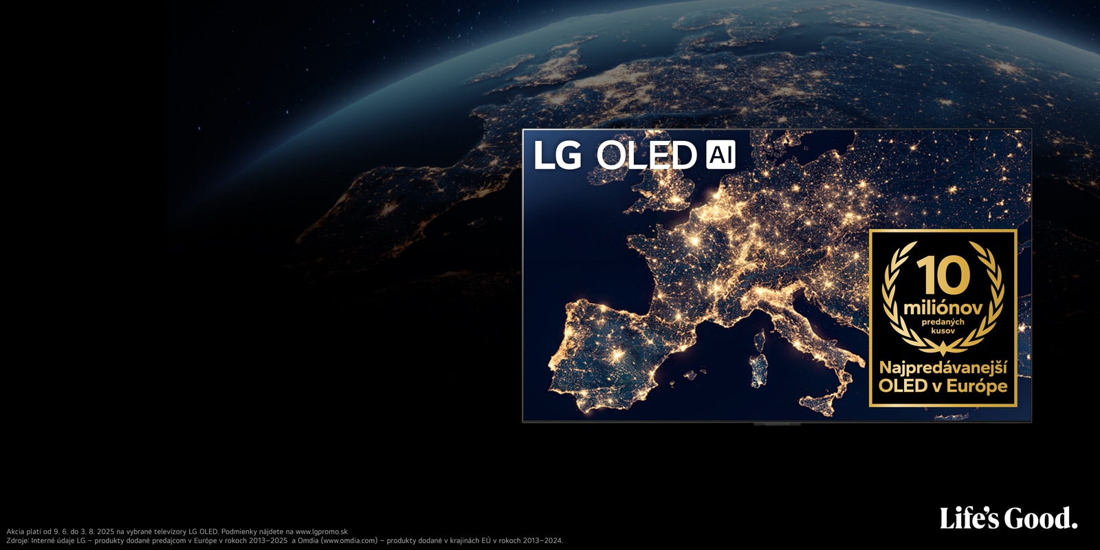 Až 2 000 € späť pri kúpe nového televízora LG!