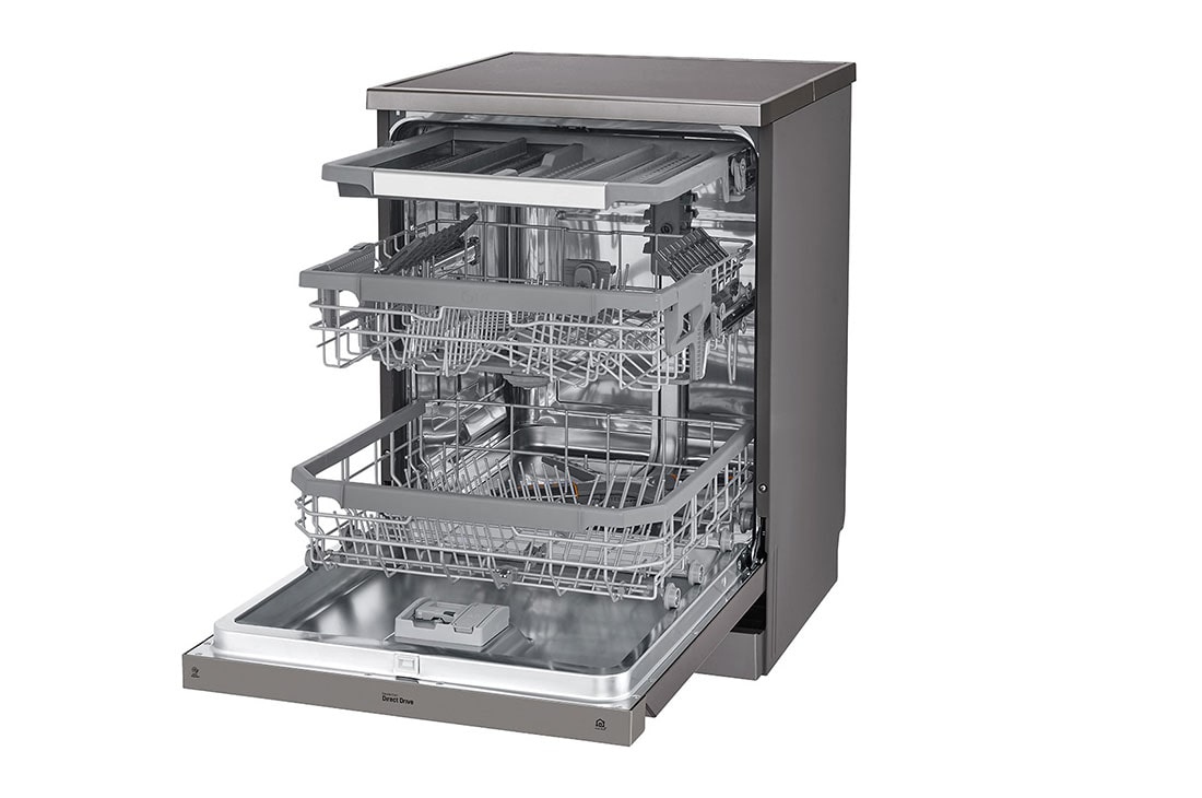 LG Umývačka riadu | Invertorový motor | Energetická trieda A ++ | Kapacita 14 súprav riadu | QuadWash™ | EasyRack+™ | ThinQ™ + WiFi | Aqua Lock, DF215FP, thumbnail 7