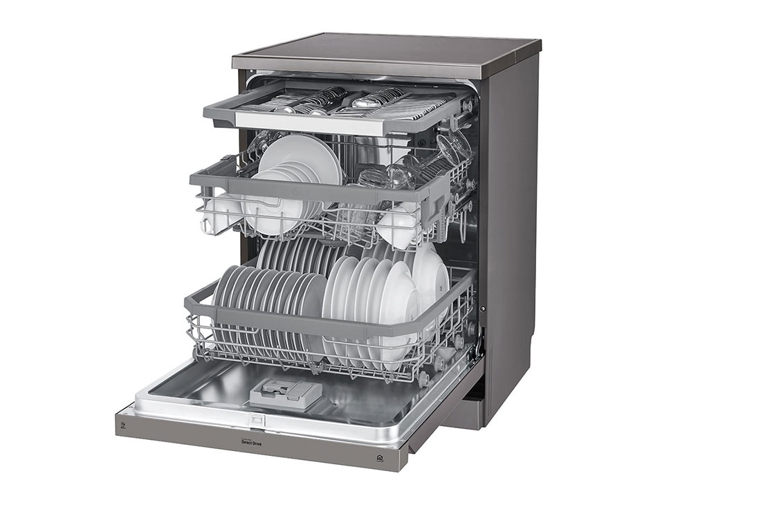 LG Umývačka riadu | Invertorový motor | Energetická trieda A ++ | Kapacita 14 súprav riadu | QuadWash™ | EasyRack+™ | ThinQ™ + WiFi | Aqua Lock, DF215FP, thumbnail 8