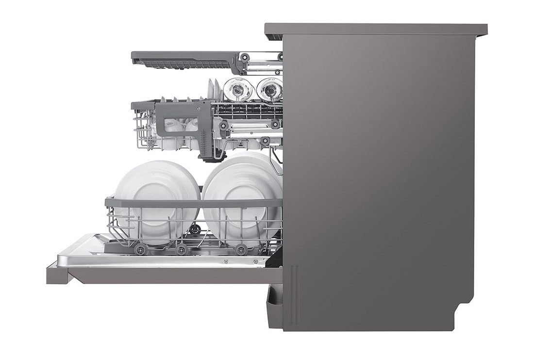 LG Umývačka riadu | Invertorový motor | Energetická trieda A ++ | Kapacita 14 súprav riadu | QuadWash™ | EasyRack+™ | ThinQ™ + WiFi | Aqua Lock, DF215FP, thumbnail 10