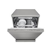 LG Voľne stojaca parná umývačka riadu LG | C | Inverter Direct Drive™ motor | True Steam™, Front Half door open, DF455HPS, thumbnail 4