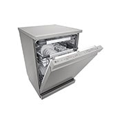 LG Voľne stojaca parná umývačka riadu LG | C | Inverter Direct Drive™ motor | True Steam™, Left Side Open View, DF455HPS, thumbnail 5