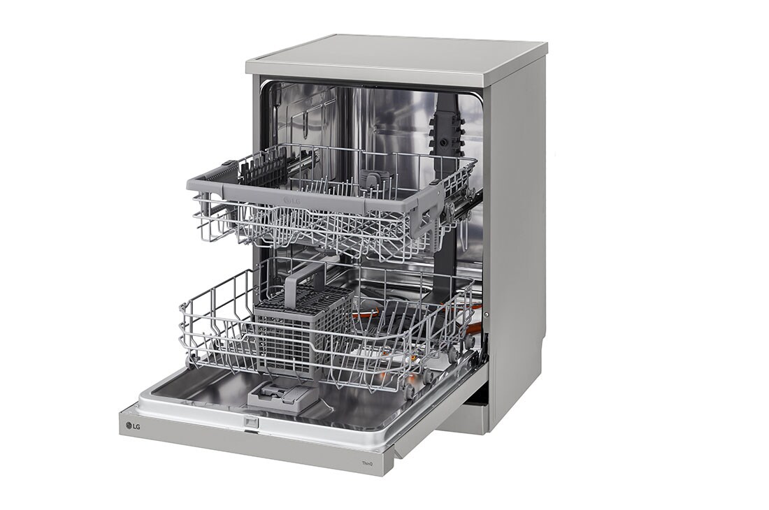 LG Voľne stojaca parná umývačka riadu LG | D | Inverter Direct Drive™ motor | True Steam™, Left side empty view, DF242FPS, thumbnail 6