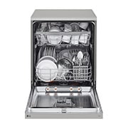 LG Voľne stojaca parná umývačka riadu LG | D | Inverter Direct Drive™ motor | True Steam™, Front door open filled view, DF242FPS, thumbnail 3