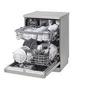 LG Voľne stojaca parná umývačka riadu LG | D | Inverter Direct Drive™ motor | True Steam™, Left side filled view, DF242FPS, thumbnail 7