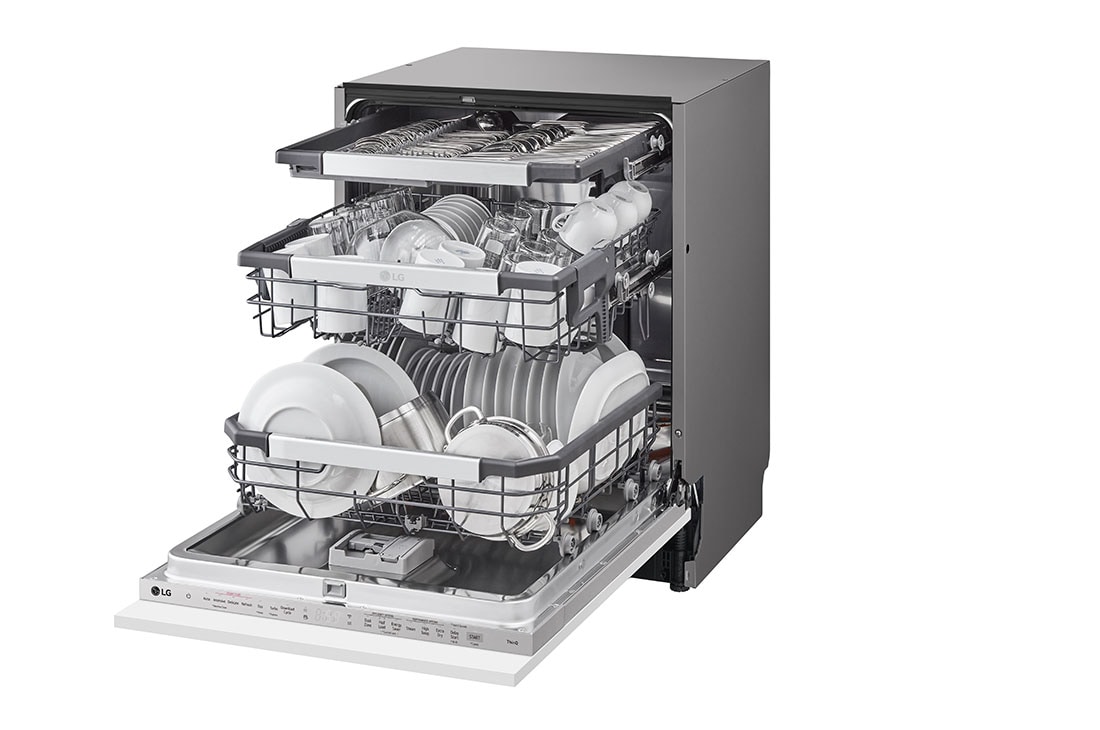 LG Vstavaná parná umývačka riadu LG | B | Inverter Direct Drive™ motor | True Steam™, Right side view, DB475TXS, thumbnail 11