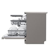 LG Voľne stojaca parná umývačka riadu LG | B | Inverter Direct Drive™ motor | True Steam™, Right Side with dishes, DF365FPS, thumbnail 10