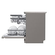 LG Voľne stojaca parná umývačka riadu LG | B | Inverter Direct Drive™ motor | True Steam™, Right Side with dishes, DF365FPS, thumbnail 11