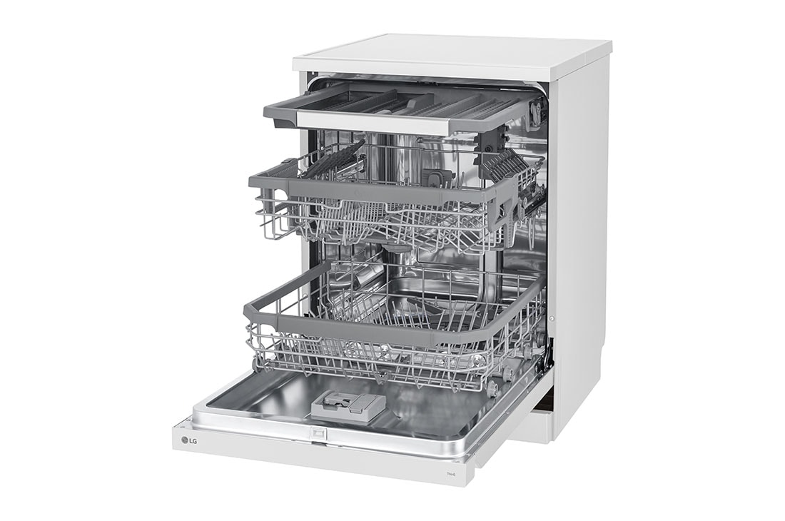 LG Voľne stojaca parná umývačka riadu LG | B | Inverter Direct Drive™ motor | True Steam™, right side open , DF965FWS, thumbnail 7