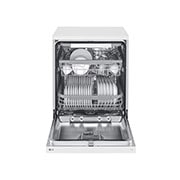 LG Voľne stojaca parná umývačka riadu LG | B | Inverter Direct Drive™ motor | True Steam™, front open with utensils stored, DF965FWS, thumbnail 3