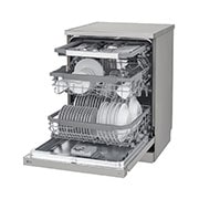 LG Voľne stojaca parná umývačka riadu LG | B | Inverter Direct Drive™ motor | True Steam™, left side with utensils stored, DF965FPS, thumbnail 10