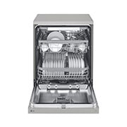 LG Voľne stojaca parná umývačka riadu LG | B | Inverter Direct Drive™ motor | True Steam™, front open with utensils stored, DF965FPS, thumbnail 3