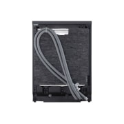 LG Voľne stojaca parná umývačka riadu LG| A-10% | 14 súprav riadu QuadWash™ | Čierna / šedá, back view, DF587HMS, thumbnail 12