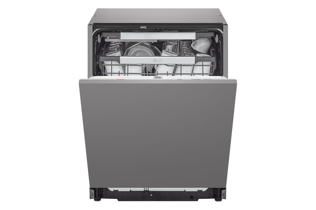 LG Vstavaná parná umývačka riadu LG| A |14 súprav riadu QuadWash™| Noble Steel, DB976TKS