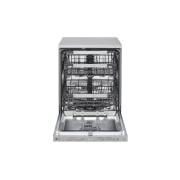 LG Voľne stojaca parná umývačka riadu LG| A | 14 súprav riadu QuadWash™ | Strieborná prime, Front View open, DF587HVS, thumbnail 3