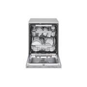 LG Voľne stojaca parná umývačka riadu LG| A | 14 súprav riadu QuadWash™ | Strieborná prime, Front View open, DF587HVS, thumbnail 2