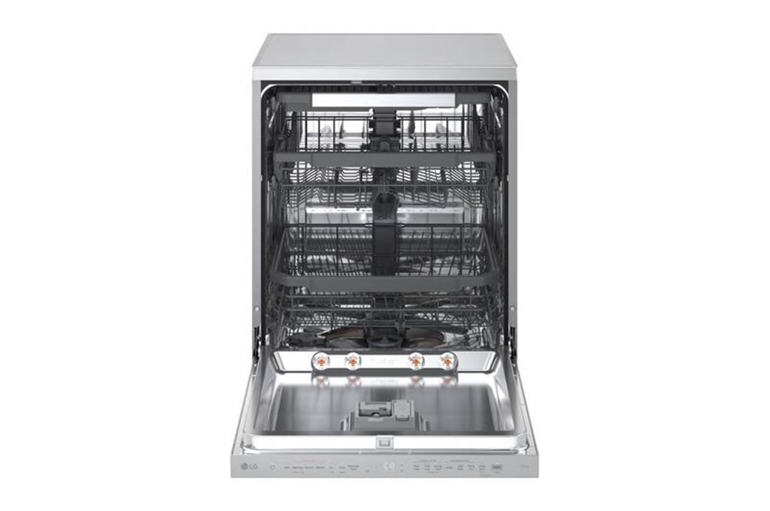 LG Voľne stojaca parná umývačka riadu LG| A | 14 súprav riadu QuadWash™ | Strieborná prime, DF375HVS, thumbnail 4