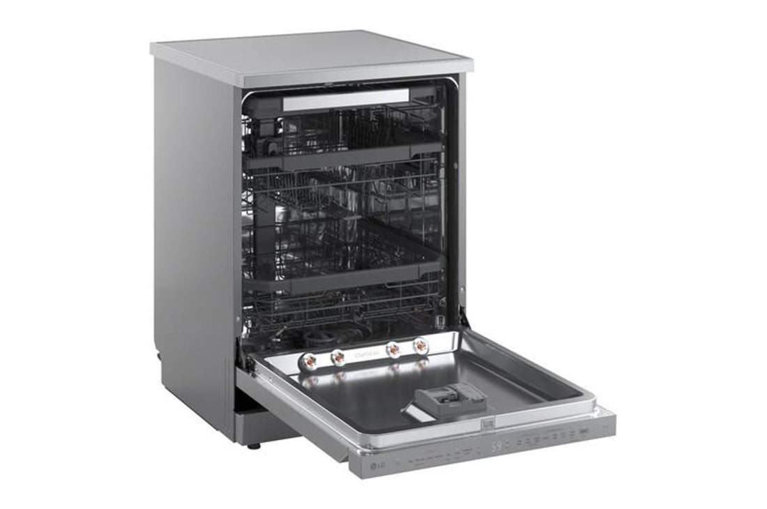 LG Voľne stojaca parná umývačka riadu LG| A | 14 súprav riadu QuadWash™ | Strieborná prime, DF375HVS, thumbnail 8