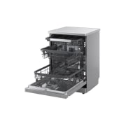 LG Voľne stojaca parná umývačka riadu LG| A | 14 súprav riadu QuadWash™ | Strieborná prime, DF375HVS, thumbnail 11