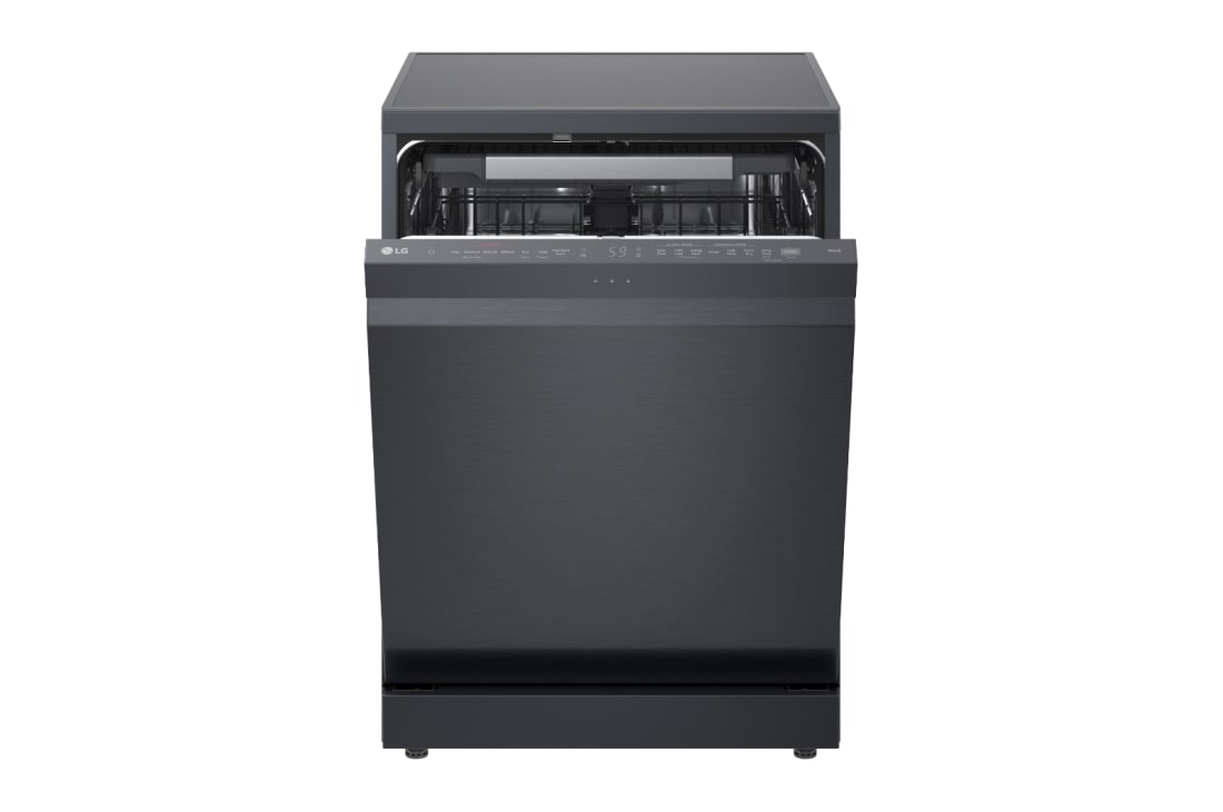 LG Voľne stojaca parná umývačka riadu LG| A | 14 súprav riadu QuadWash™ | Čierna/šedá, DF375HMS, thumbnail 3