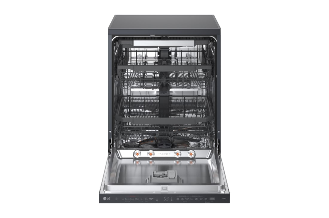 LG Voľne stojaca parná umývačka riadu LG| A | 14 súprav riadu QuadWash™ | Čierna/šedá, DF375HMS, thumbnail 5