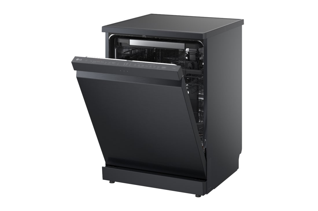 LG Voľne stojaca parná umývačka riadu LG| A | 14 súprav riadu QuadWash™ | Čierna/šedá, DF375HMS, thumbnail 11