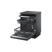 LG Voľne stojaca parná umývačka riadu LG| A | 14 súprav riadu QuadWash™ | Čierna/šedá, DF375HMS, thumbnail 13