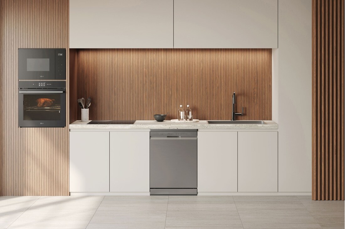 LG Voľne stojaca umývačka riadu LG | C | 14 súprav riadu | QuadWash™ | Strieborná, DF355FV, thumbnail 6