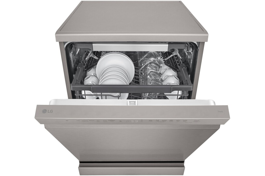 LG Voľne stojaca umývačka riadu LG | C | 14 súprav riadu | QuadWash™ | Strieborná, DF355FV, thumbnail 8