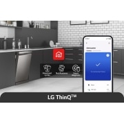 LG Voľne stojaca umývačka riadu LG | C | 14 súprav riadu | QuadWash™ | Strieborná, DF355FV, thumbnail 4