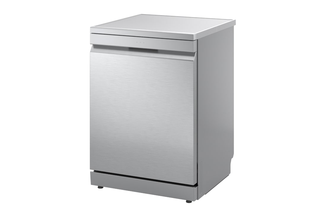 LG Voľne stojaca parná umývačka riadu LG| A | 14 súprav riadu QuadWash™ | Strieborná, left view, DF975HVS, thumbnail 9