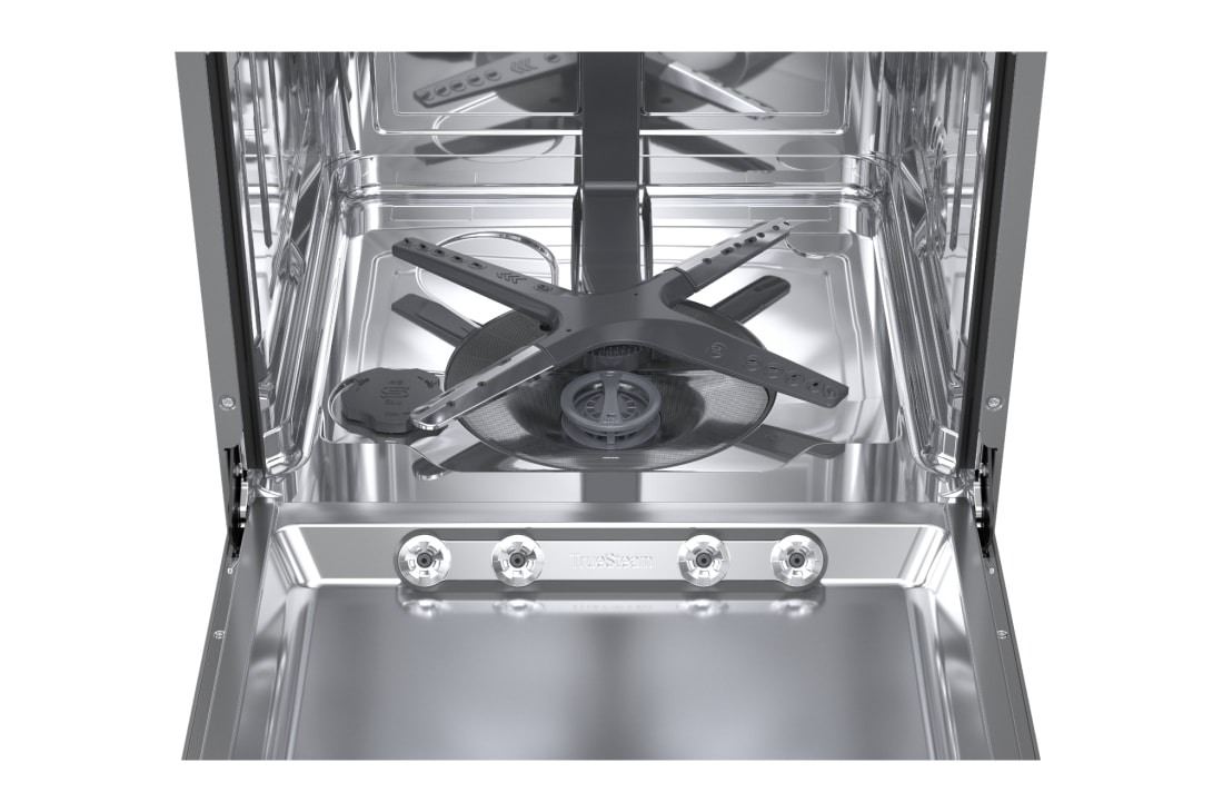 LG Voľne stojaca parná umývačka riadu LG| A | 14 súprav riadu QuadWash™ | Strieborná, Inside view, DF975HVS, thumbnail 13