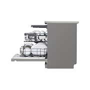 LG Voľne stojaca umývačka riadu LG | A | 14 súprav riadu | QuadWash™ | Strieborná, right side open, DF273FV, thumbnail 6