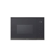 LG 25L Auto Cook Mikrovlnná rúra s grilom, Čierna/strieborná, Front view, MG7Z2593D, thumbnail 1